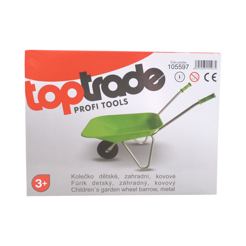 TOPTRADE fúrik detský, záhradný, kovový 1