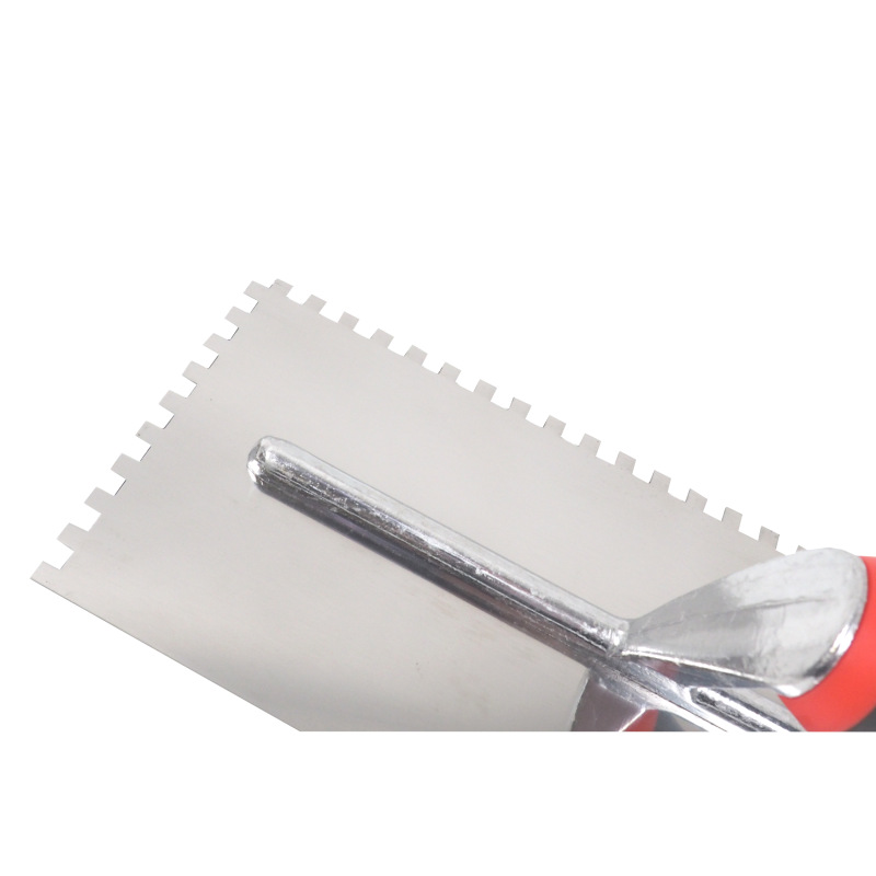 TOPTRADE hladítko nerezové, s pogumovanou rukoväťou, zub 6 mm, 360 x 120 mm 4