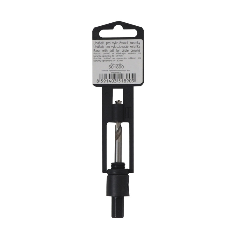 TOPTRADE unášač, pre vykružovacie korunky BiMetal 19 – 30 mm 2