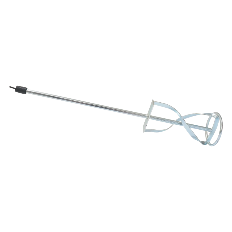 TOPTRADE miešadlo plechové, pozinkované, s kruhom, O 120 mm, hobby