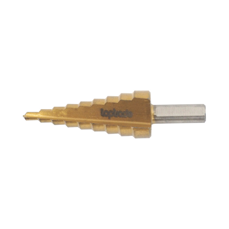 TOPTRADE vrták stupňový, HSS, do kovu, 4 – 20 mm, 9 stupňov 3