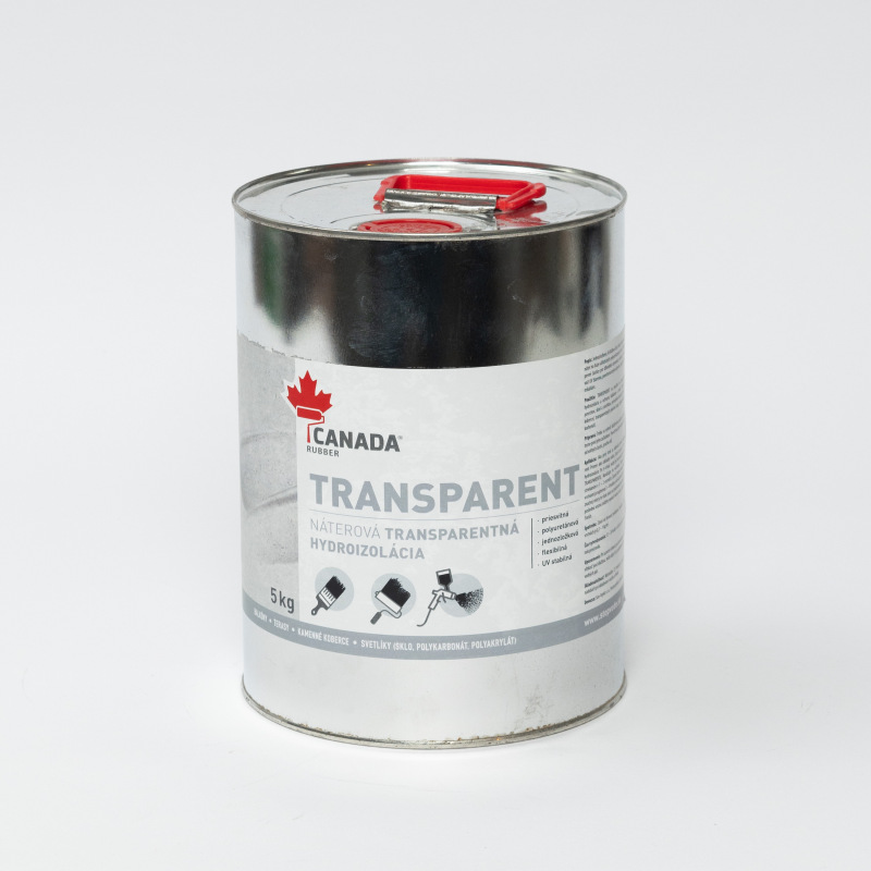 Canada Rubber Transparent - transparentná hydroizolácia 4kg