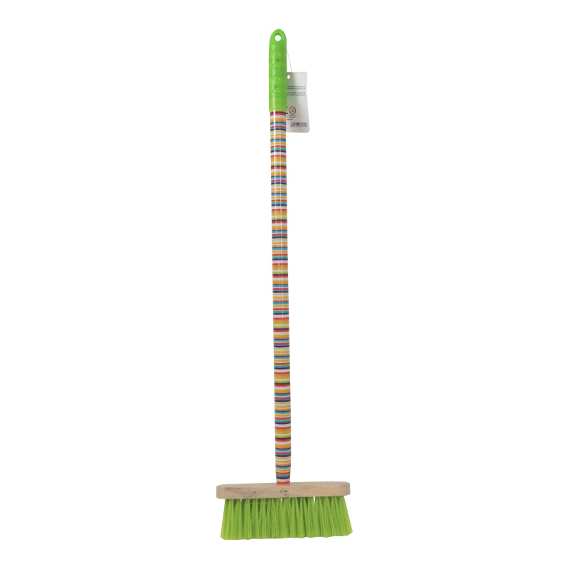 TOPTRADE náradie záhradné, detské - zmeták, dlhá násada, 76 cm 2