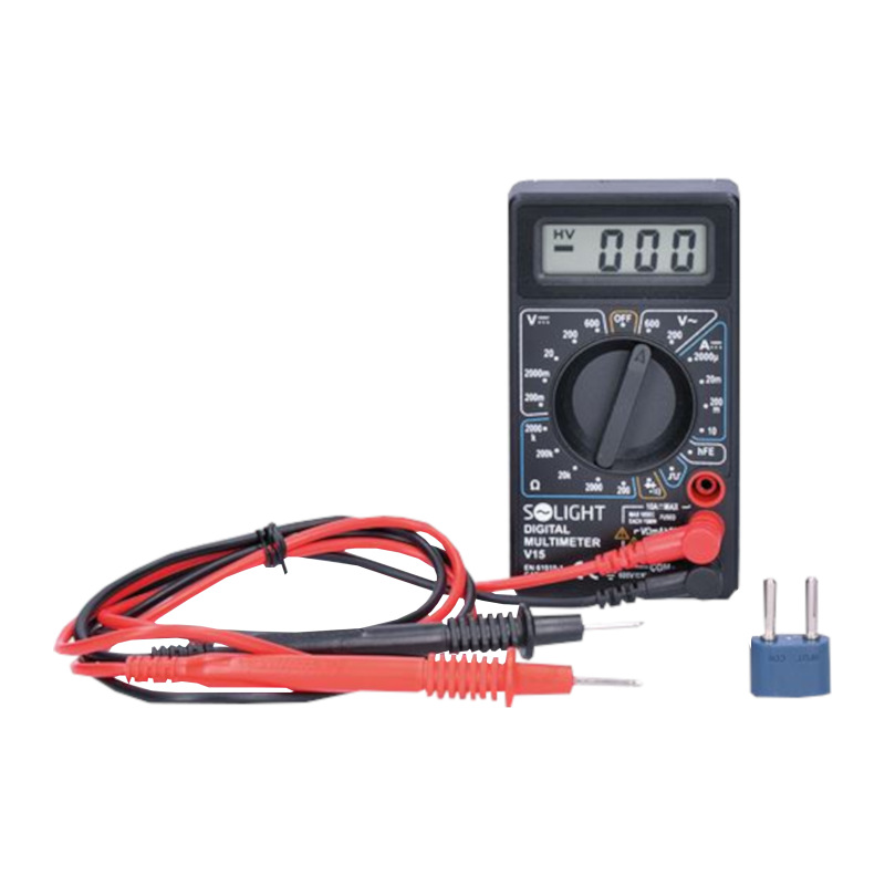 multimeter, max. AC 500V, max. DC 500V / 10A, test diódy, bzučiak