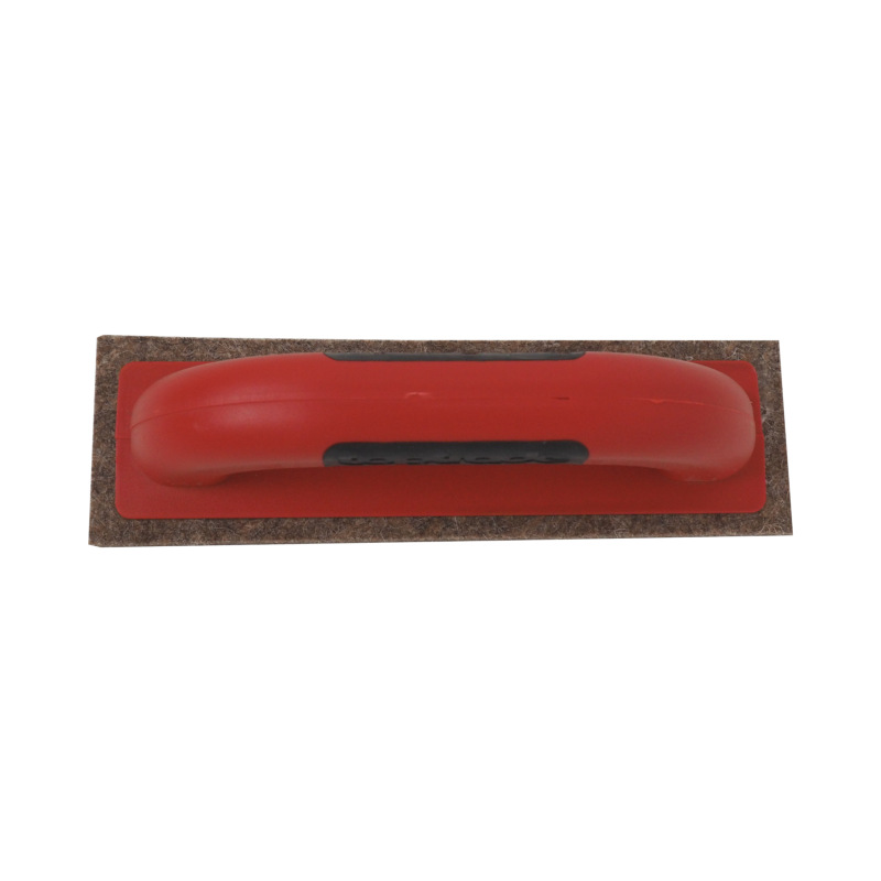 TOPTRADE hladidlo ABS, plsť hnedá, špaletové, PROFESSIONAL, 220 x 65 x 10 mm 2