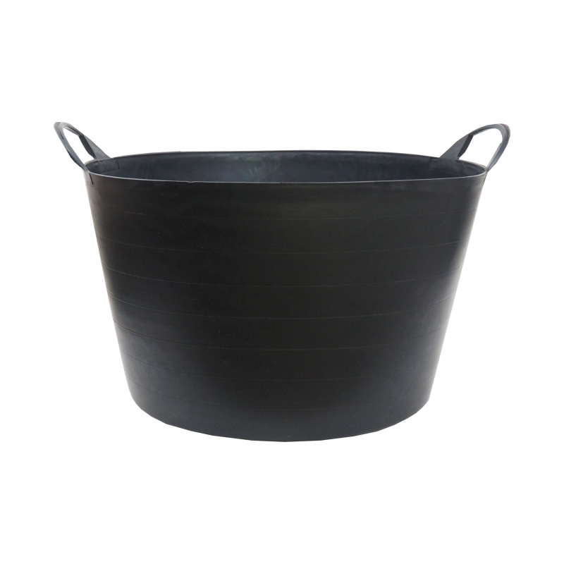 TOPTRADE nádoba flexi, pružná, čierna, 62 l