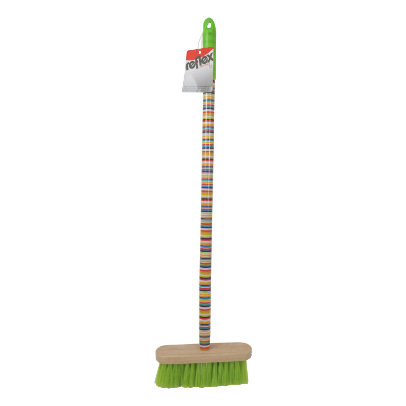 TOPTRADE náradie záhradné, detské - zmeták, dlhá násada, 76 cm 1