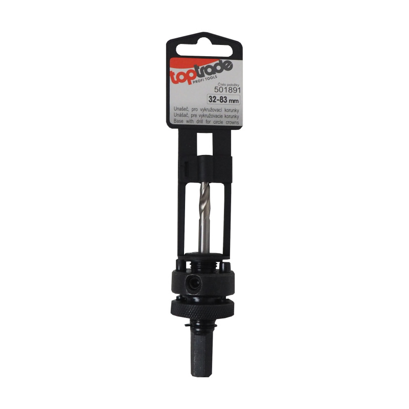 TOPTRADE unášač, pre vykružovacie korunky BiMetal 32 – 210 mm 1