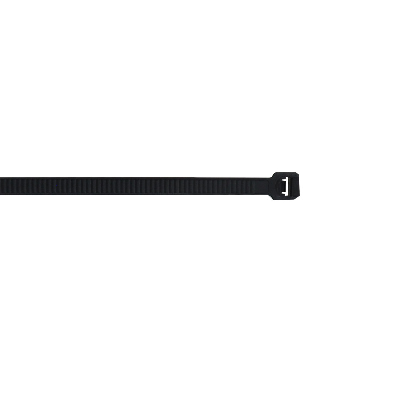 TOPTRADE pások plastovy, čierna, sťahovacia, so zámkom, 50 ks, 200 x 3,6 mm 3