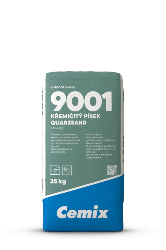 Kremičitý piesok na zdrsnenie podkladu