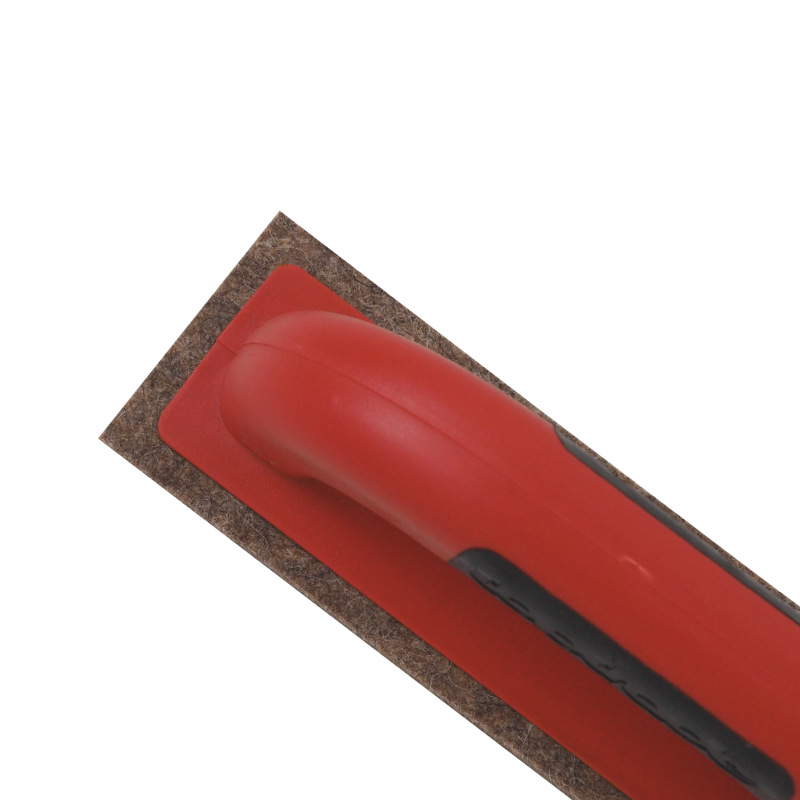 TOPTRADE hladidlo ABS, plsť hnedá, špaletové, PROFESSIONAL, 220 x 65 x 10 mm 3