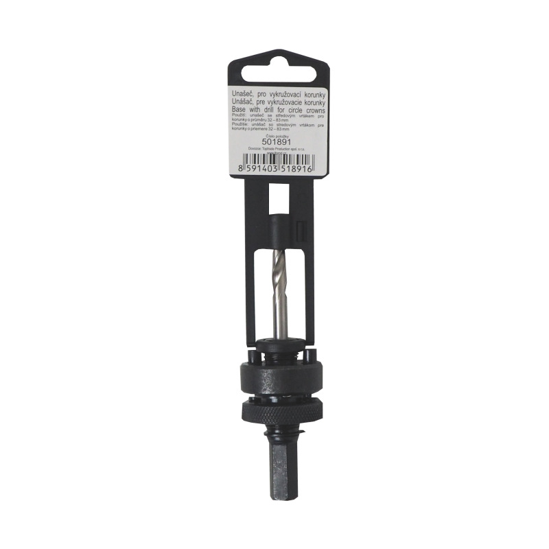 TOPTRADE unášač, pre vykružovacie korunky BiMetal 32 – 210 mm 2