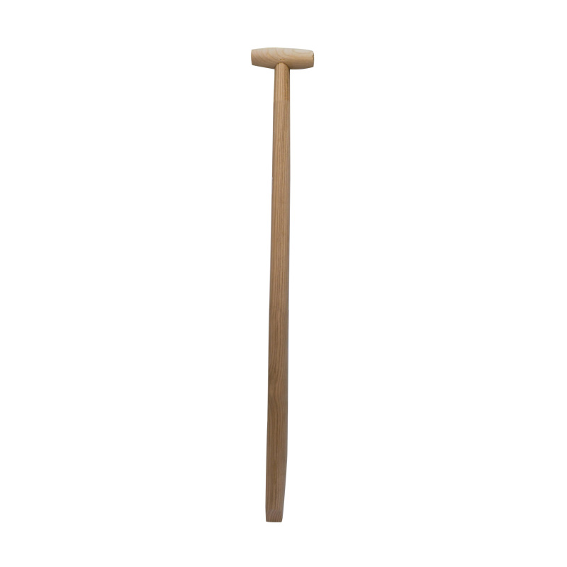 TOPTRADE násada na lopatu a vidly, prehnutá, s koncovkou T, 120 cm