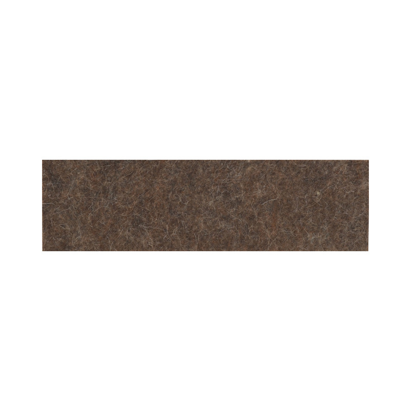 TOPTRADE hladidlo ABS, plsť hnedá, špaletové, PROFESSIONAL, 220 x 65 x 10 mm 5