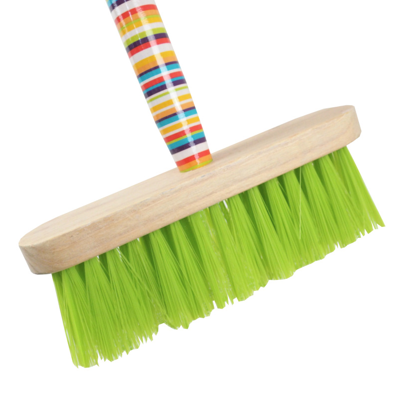 TOPTRADE náradie záhradné, detské - zmeták, dlhá násada, 76 cm 4