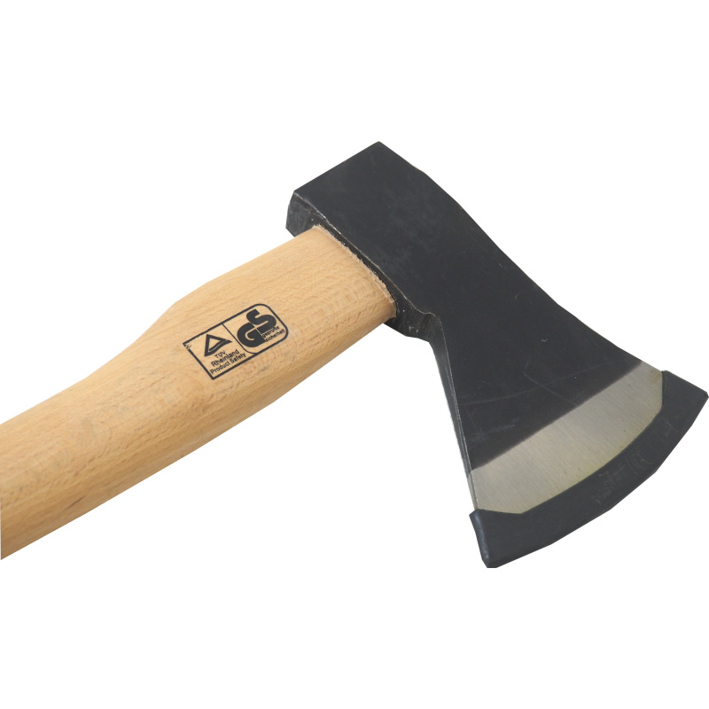 TOPTRADE sekera drevorubačská, s drevenou násadou, 1250 g, štandard 6