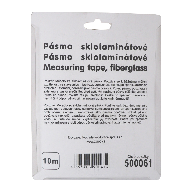 TOPTRADE pásmo sklolaminátové, 13 mm x 10 m 2