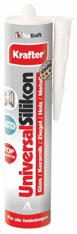 SILIKÓN univerzálny bezfarebný, kartónové balenie 300ml x 12 kartuší