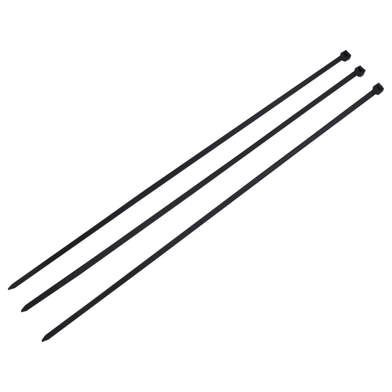 TOPTRADE pások plastovy, čierny, sťahovacie, so zámkom, 50 ks, 250 x 3,6 mm 2