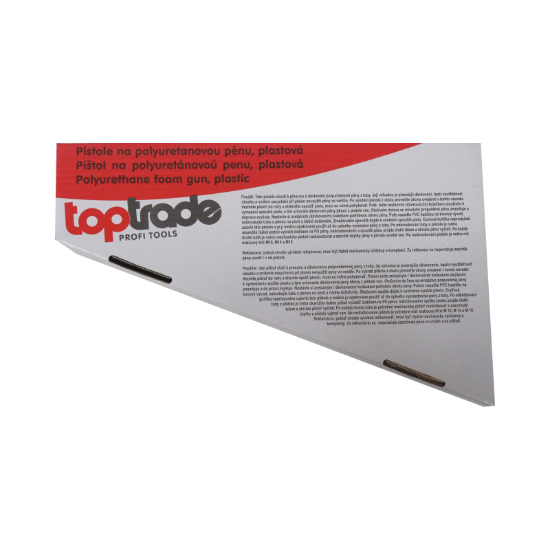 TOPTRADE pištoľ plastová, na PU penu, hobby 3