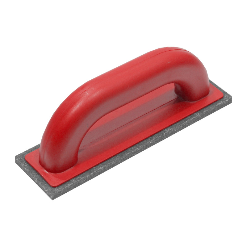 TOPTRADE hladítko ABS, plsť hnedá, špaletové, 220 x 65 x 10 mm