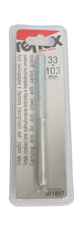 TOPTRADE vrták vodiaci, pre vykružovacie korunky, 33 - 103 mm 1