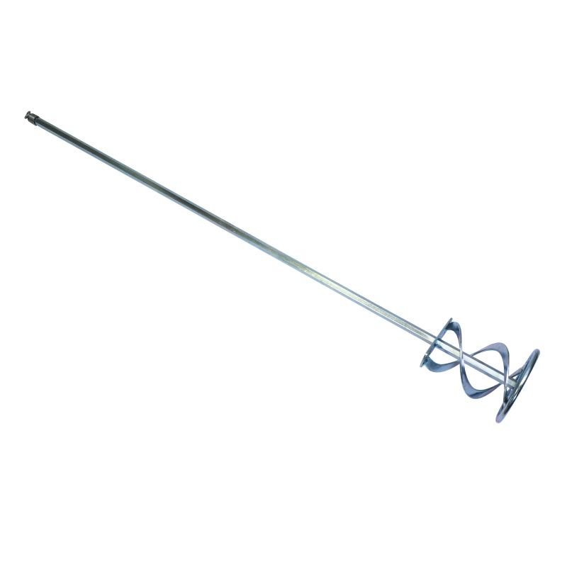 TOPTRADE miešadlo špirála, plechové, pozinkované, s kruhom, O 60 mm