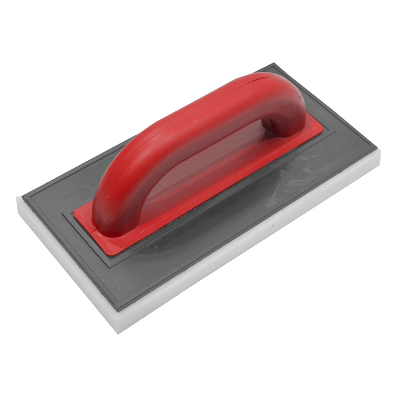 TOPTRADE hladítko ABS, molitan jemný, rezaný, 250 x 130 x 30 mm