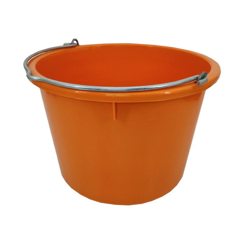 TOPTRADE vedro plastové, extra pevné, oranžové, 20 l, s certifikáciou TÜV/GS