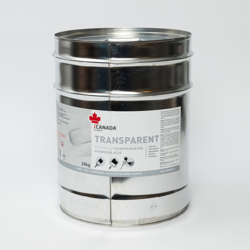 Canada Rubber Transparent - transparentná hydroizolácia 18kg