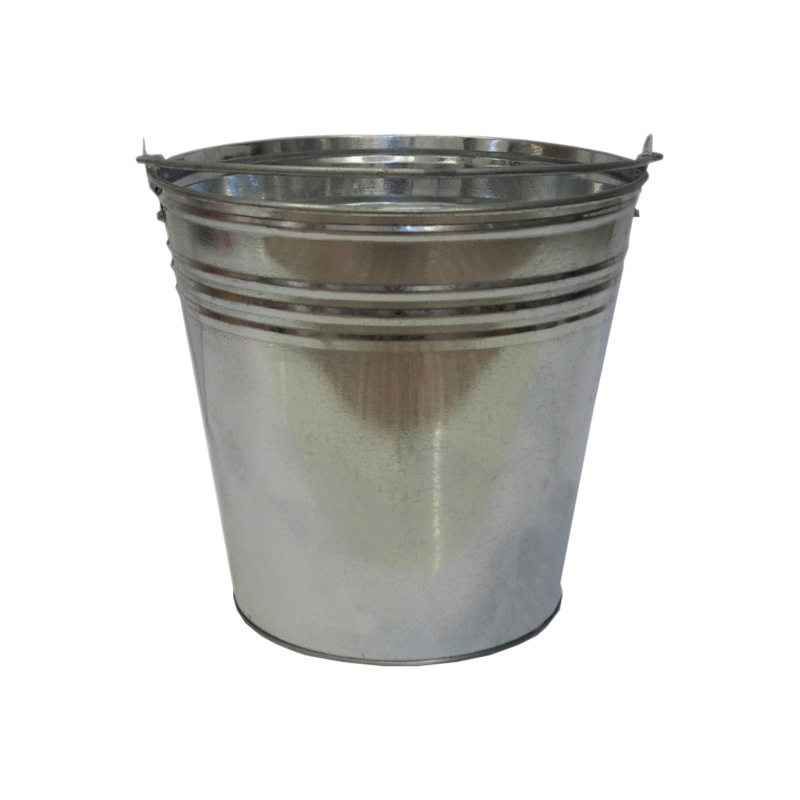 TOPTRADE vedro pozinkované, 10 l - BAZAR - rez