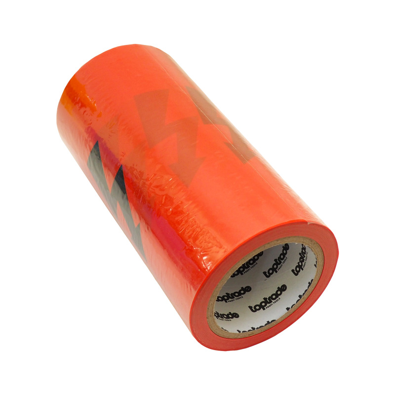 TOPTRADE páska výstražná, nelepiaca, "Pozor elektrické vedenie", červená, 22cmx0,07mmx50m 1