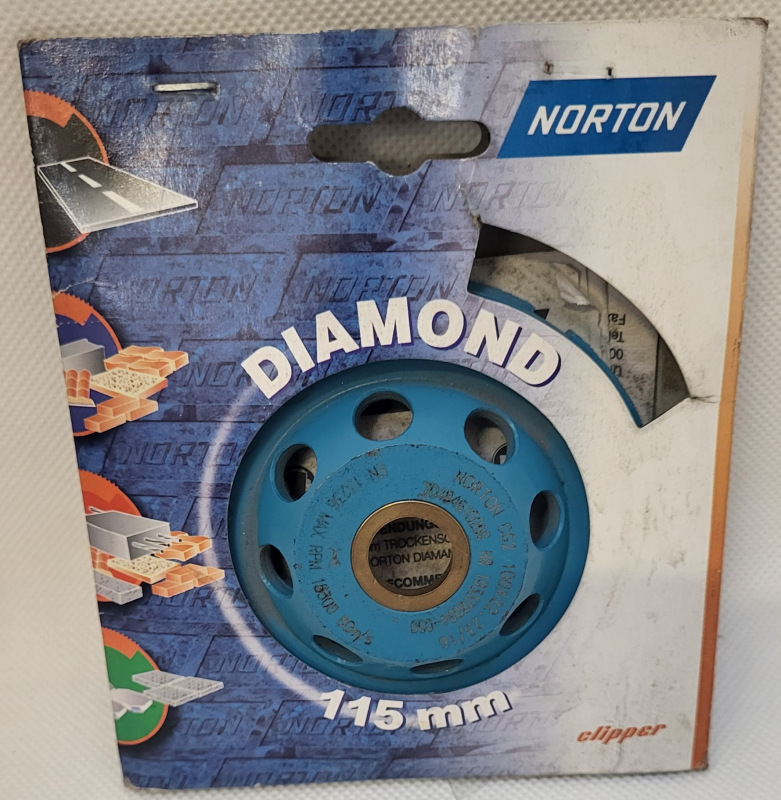 miska diamantová, brúsná, dvojradá, NORTON CG2 100 x 22.23 / 16 mm xxx 2