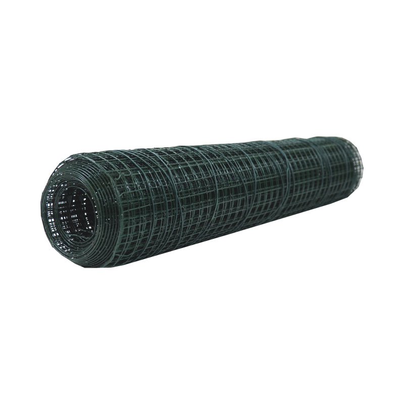 TOPTRADE sieť zváraná, poplastovaná, zelená, 19/1,4 mm, 500 mm x 25 m