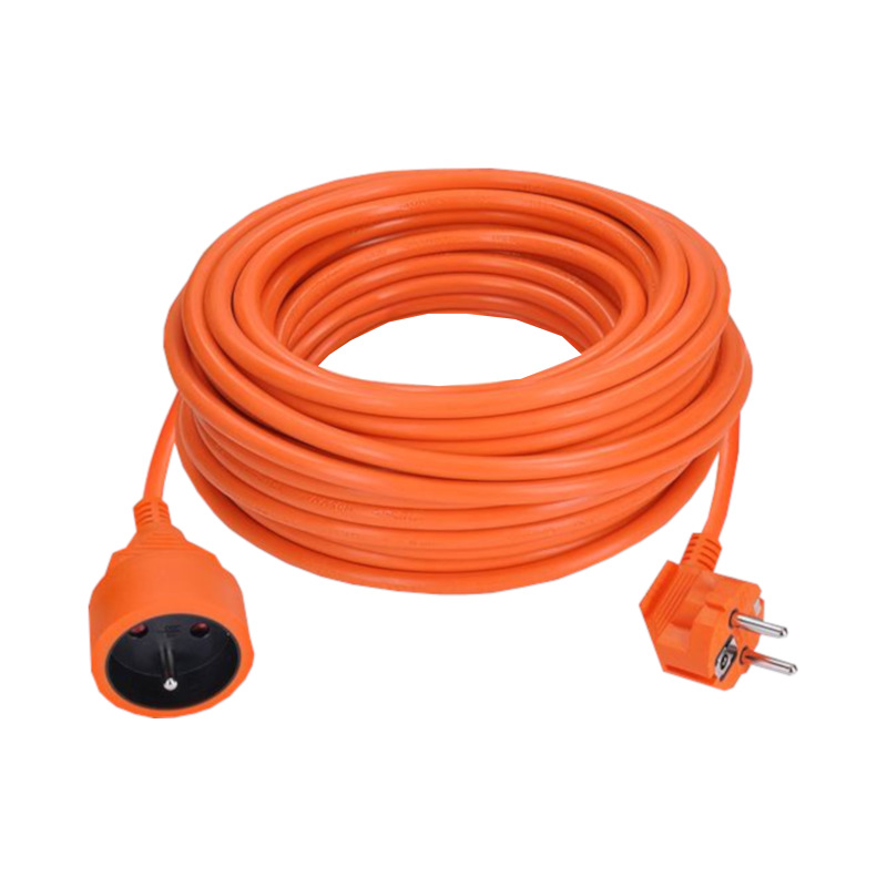 prívod predlžovací 1z - spojka, 25m, 3 x 1,5mm2, oranžová 2