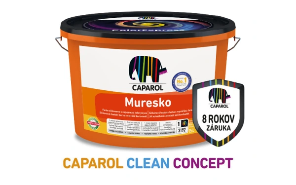 Muresko - univerzálna silikónová farba na SilaCryl báze, s minerálnym charakterom