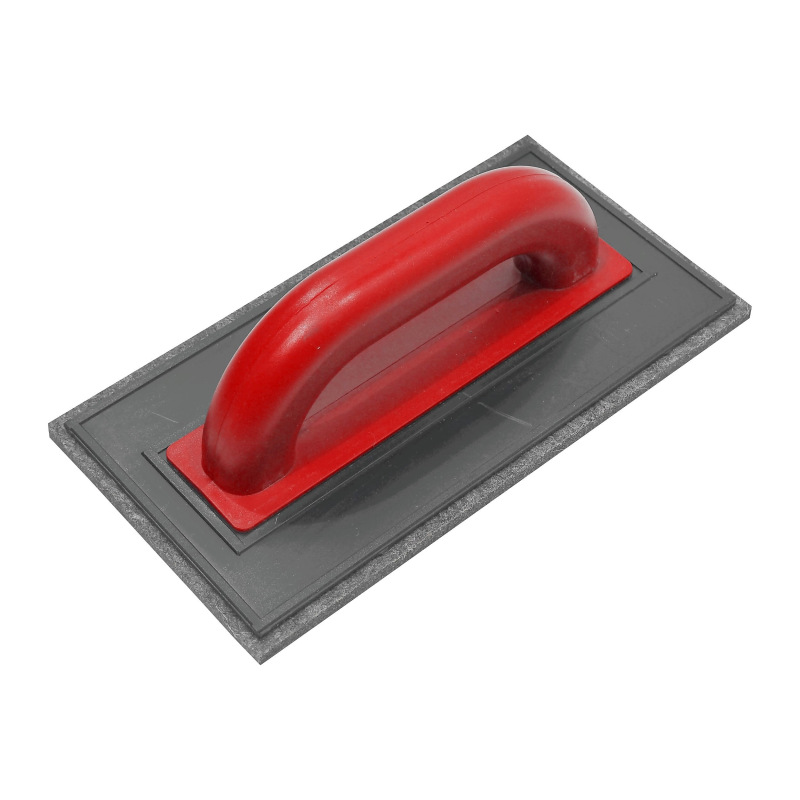 TOPTRADE hladítko ABS, plsť hnedá, 250 x 130 x 10 mm
