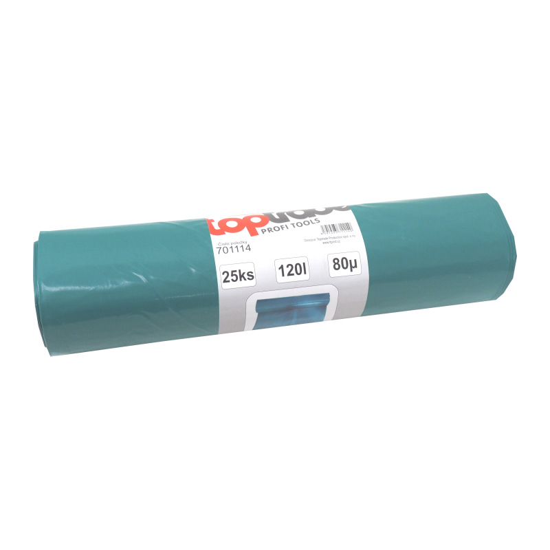 TOPTRADE vrece na odpad, balenie 25 ks, 80 µ, 120 l 2