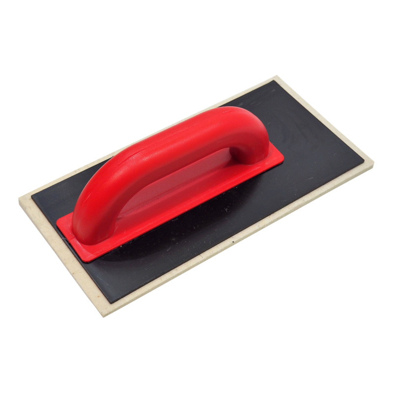 TOPTRADE hladítko ABS, posunuté, plsť biela, 280 x 140 x 8 mm