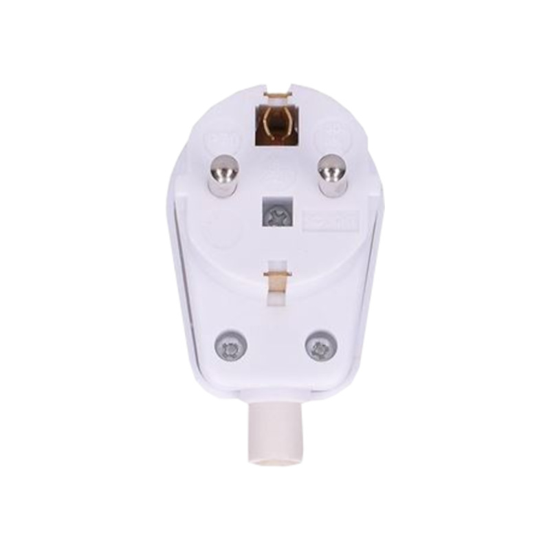 vidlica pre pohyblivý prívod, uhlový vývod, ~ 250 V / 16 A 2