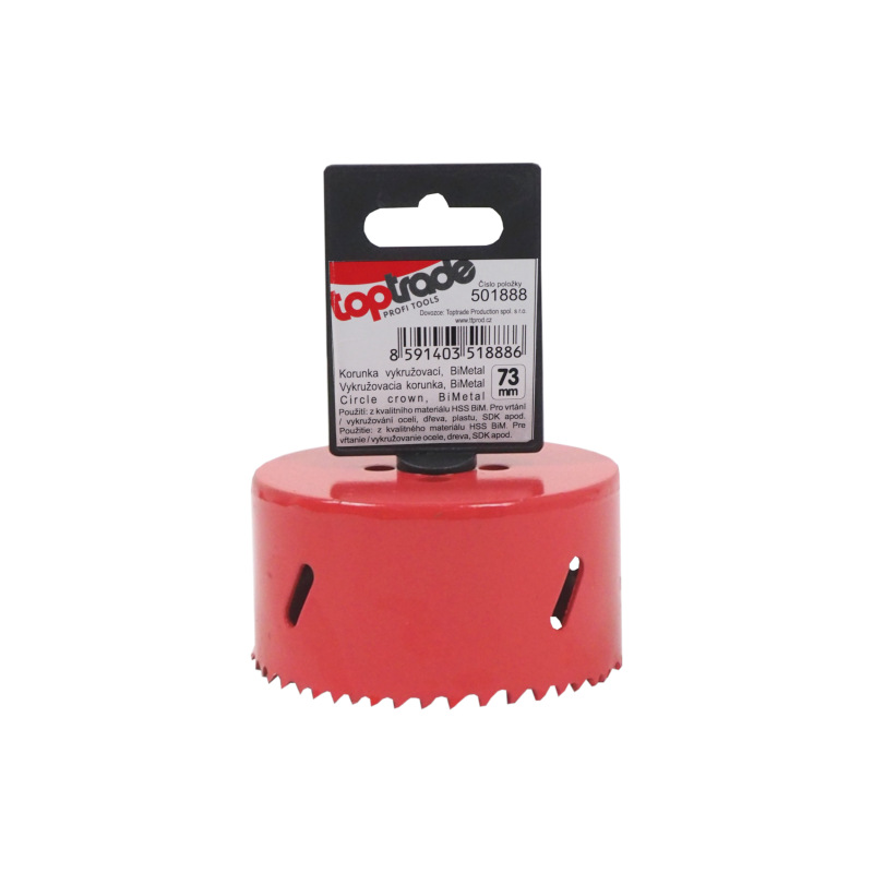 TOPTRADE korunka vykružovacia, BiMetal, 73 mm 1