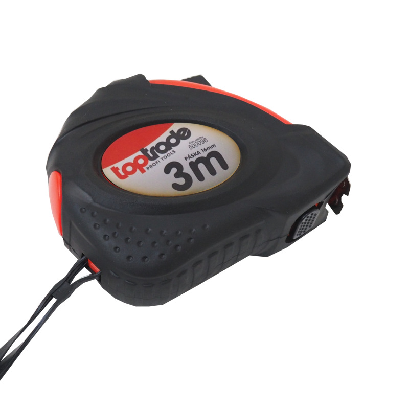 TOPTRADE meter zvinovací, s pogumovaným obalom a magnetom, 16 mm x 3 m 12