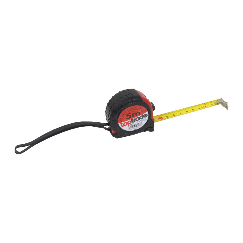 TOPTRADE meter zvinovací, s pogumovaným obalom a magnetom, 19 mm x 5 m, profi 1