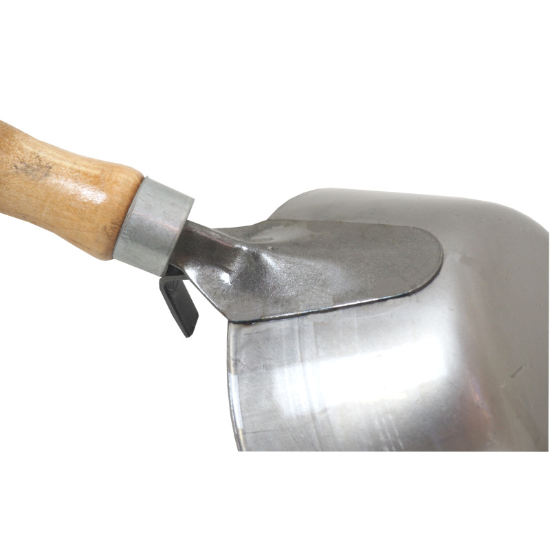 TOPTRADE naberačka s rukoväťou, oceľová, O 180 mm 9