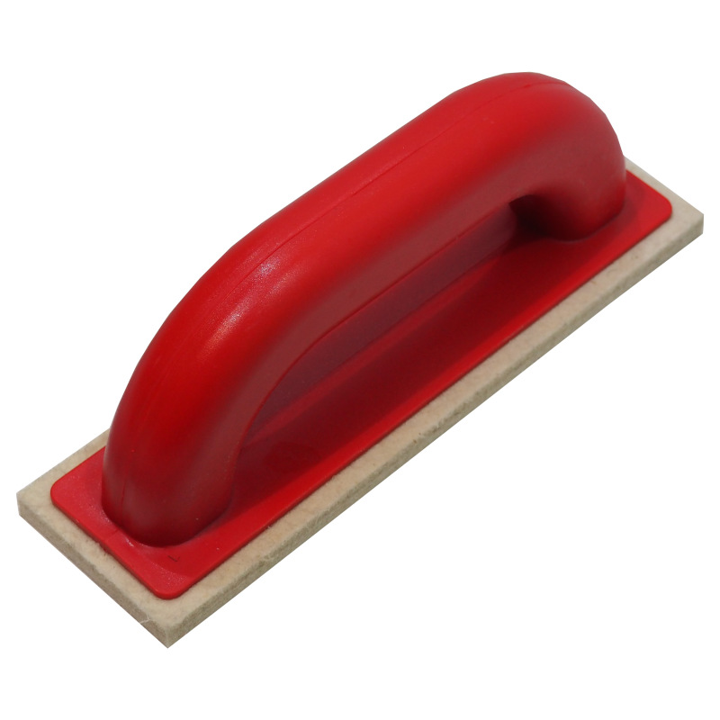 TOPTRADE hladítko ABS, plsť biela, špaletové, 220 x 65 x 8 mm
