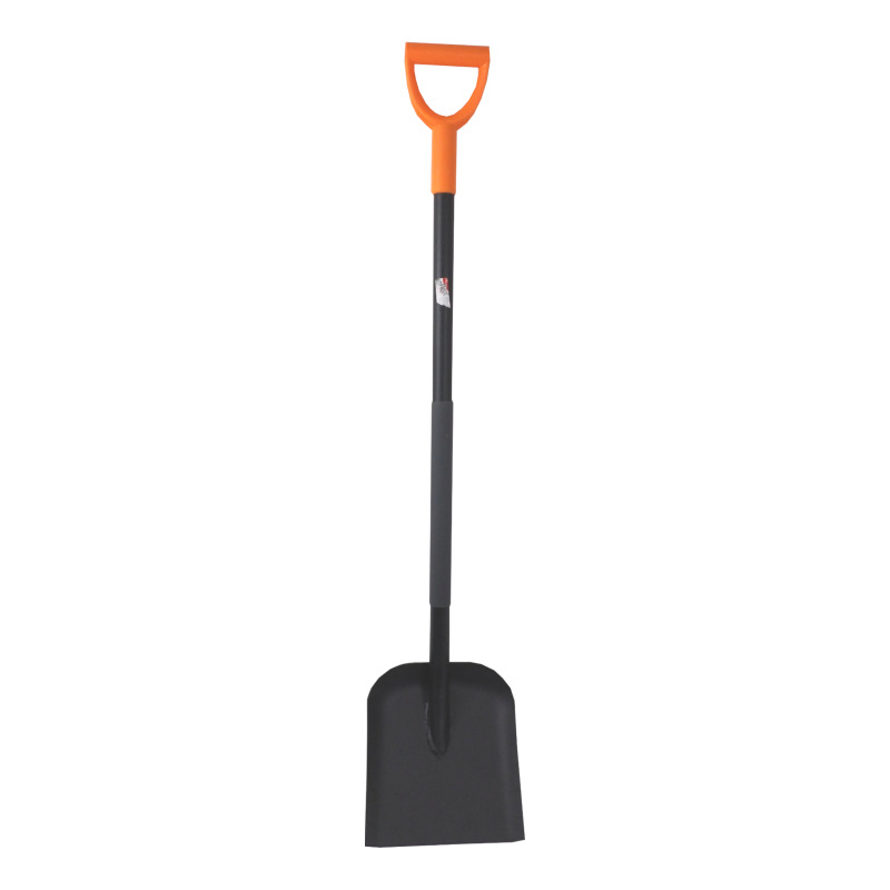 TOPTRADE lopata tvarovaná, kovová násada, zváraná, tvarovaný profil, dĺžka 1200mm, Profi 1