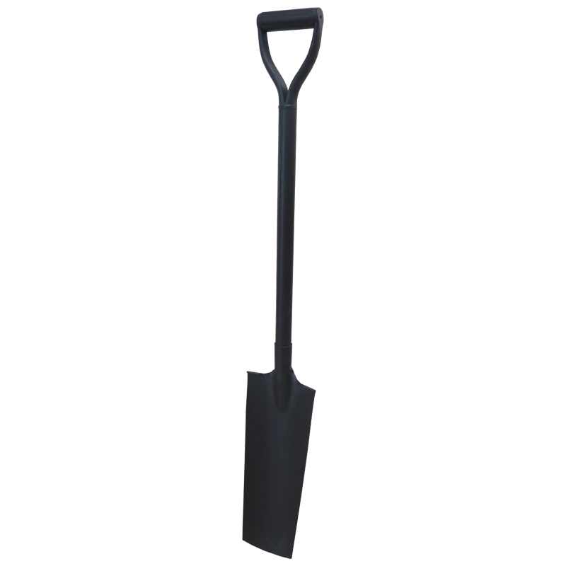 TOPTRADE rýl výkopový - štychar, 52cm, hranatý, s kovovou násadou