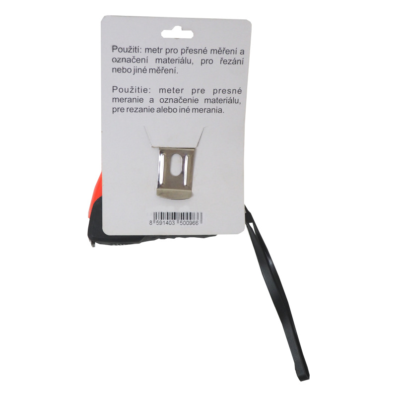 TOPTRADE meter zvinovací, s pogumovaným obalom a magnetom, 16 mm x 3 m 2
