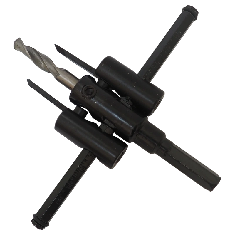 TOPTRADE vykružovák nastaviteľný, vypichovač, na sadrokartón, O 30 – 120 mm