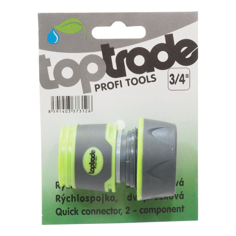 TOPTRADE rýchlospojka dvojzložková, 3/4" 1